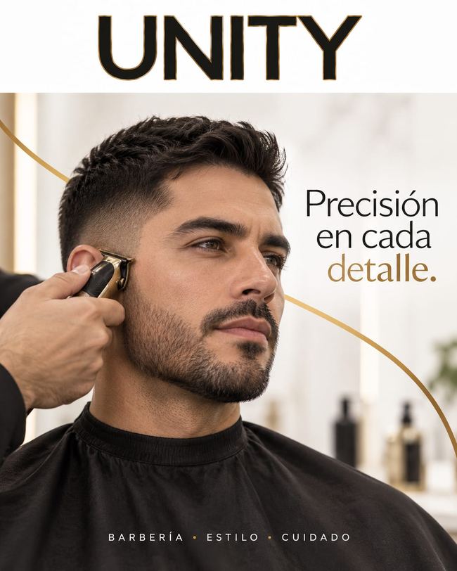 Precisión en cada detalle — corte de barbería en Unity